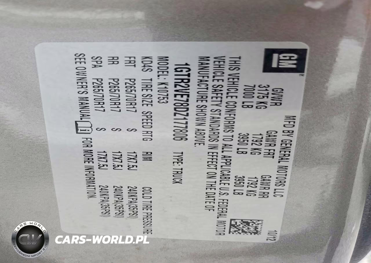 2013 GMC Sierra K1500 Sle VIN:1GTR2VE78DZ177806 - 12