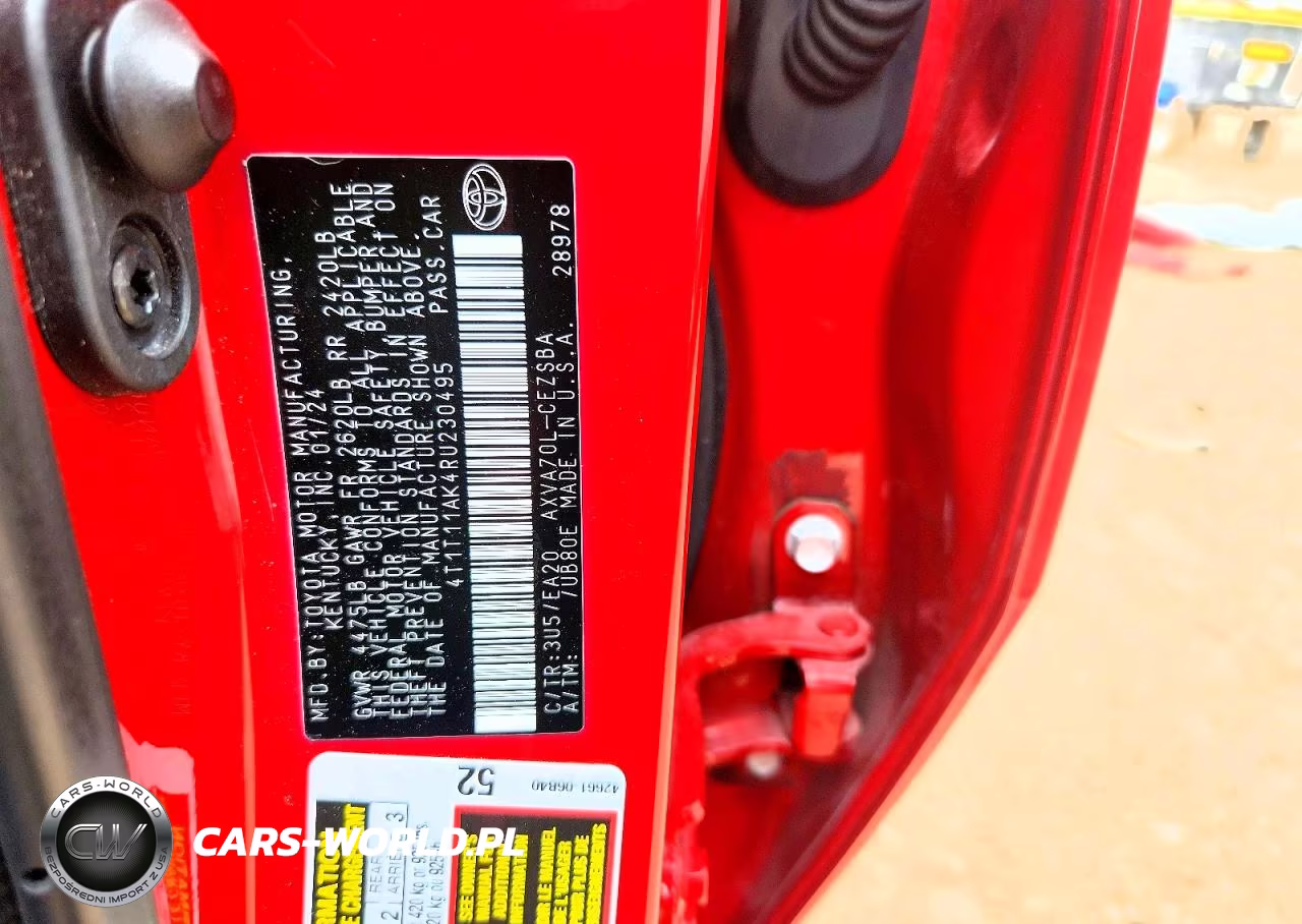 2024 Toyota Camry Se VIN:4T1T11AK4RU230495 - 13