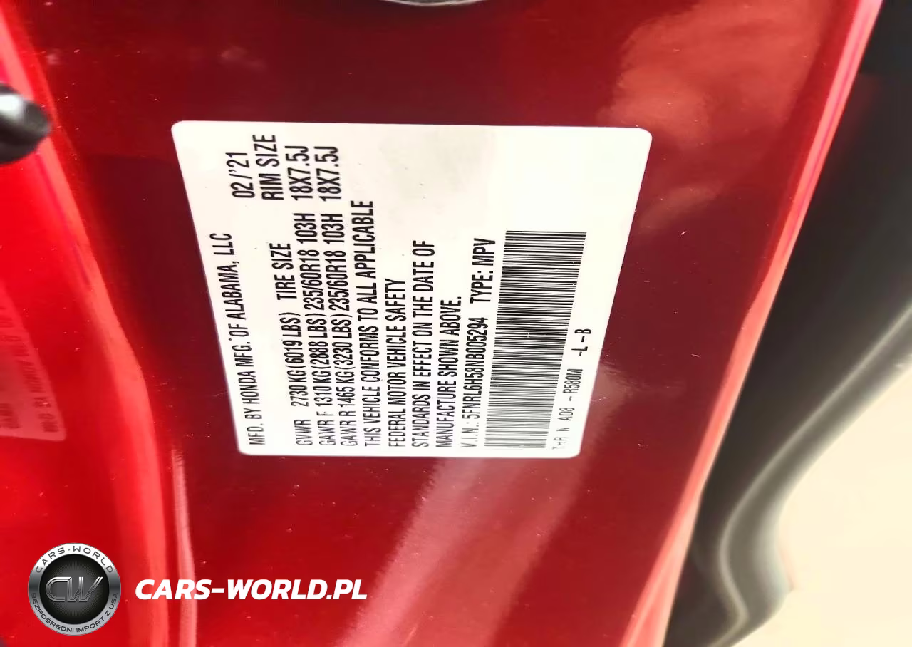 2022 Honda Odyssey Ex VIN:5FNRL6H58NB005294 - 13