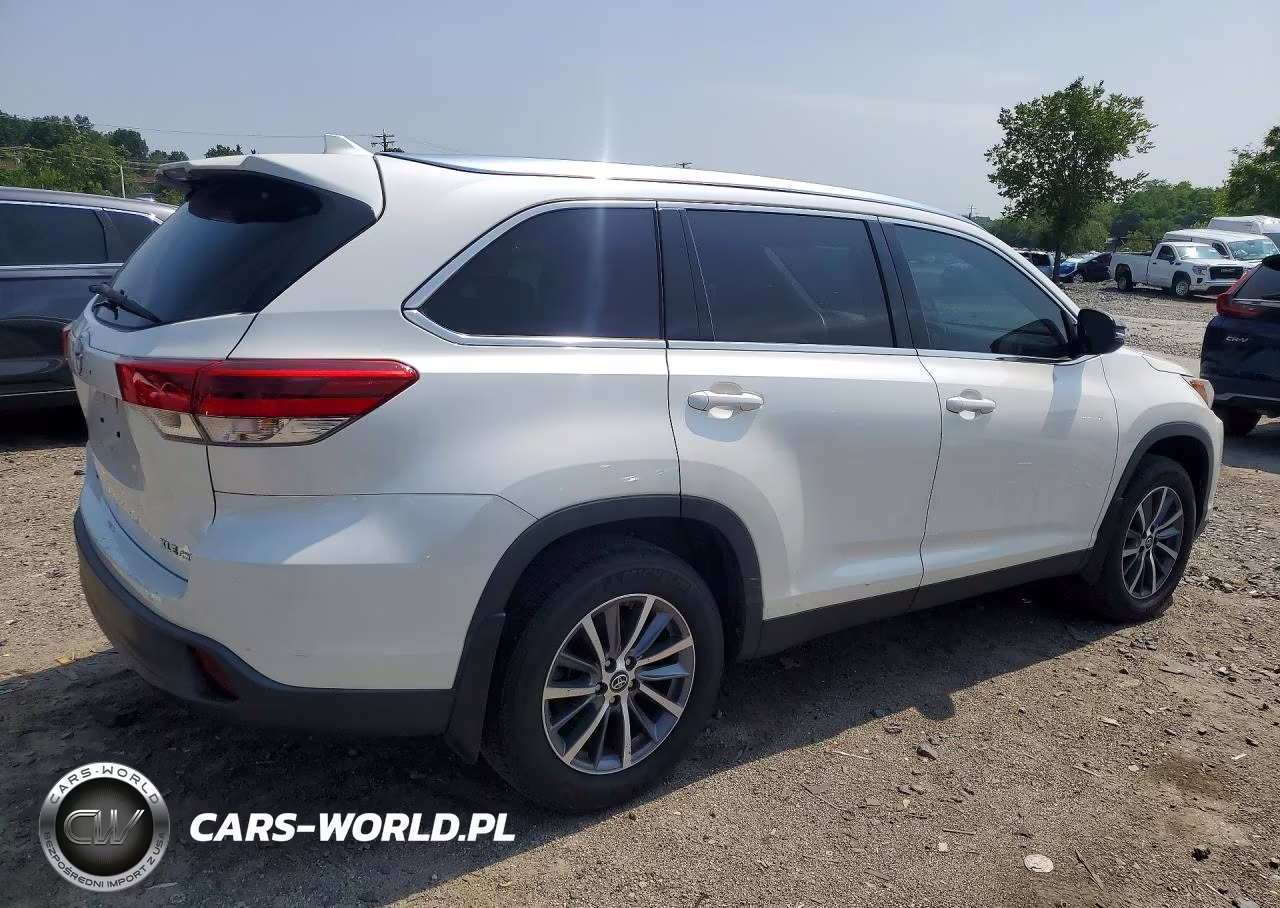 2019 Toyota Highlander Xle VIN:5TDJZRFH2KS570092 - 3