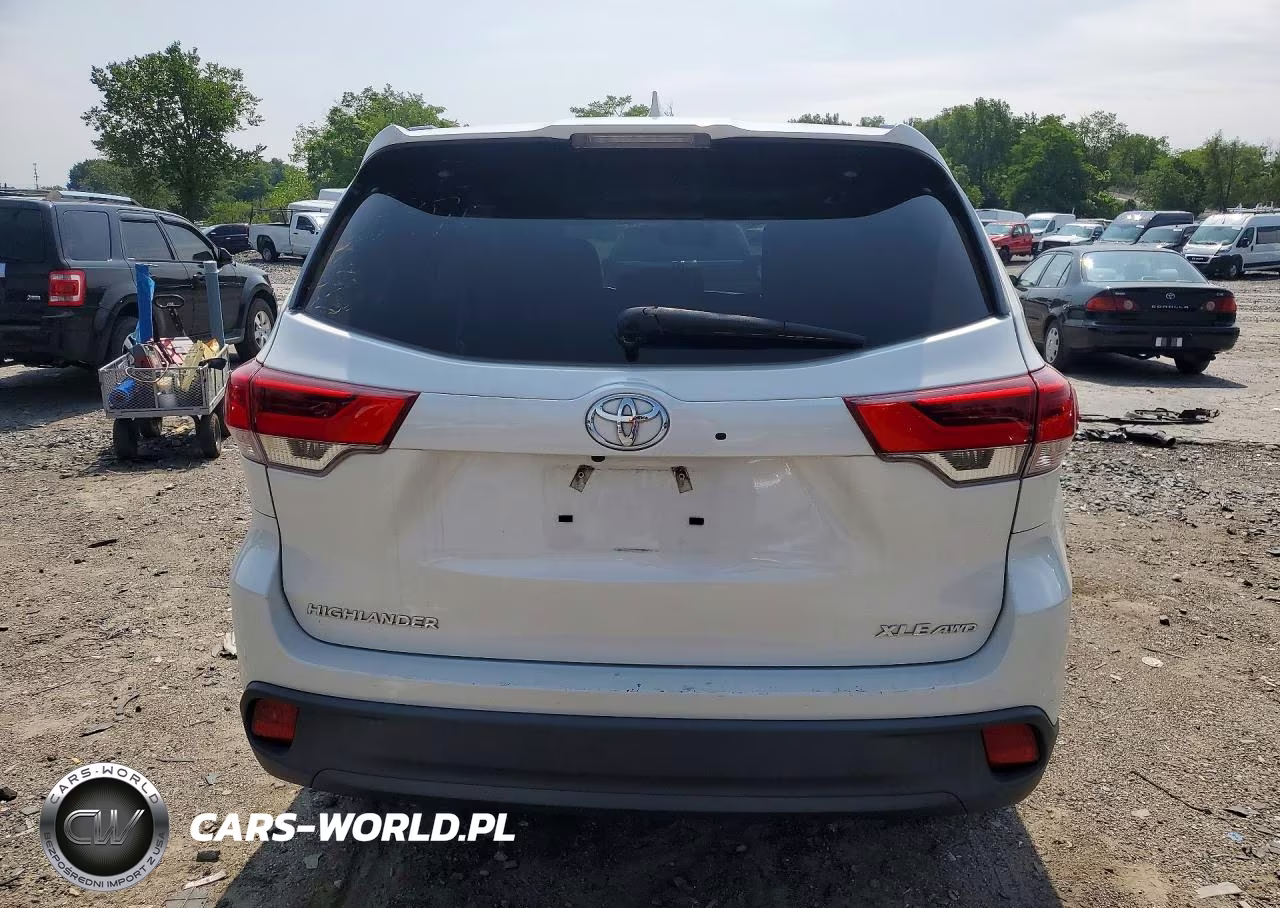 2019 Toyota Highlander Xle VIN:5TDJZRFH2KS570092 - 6