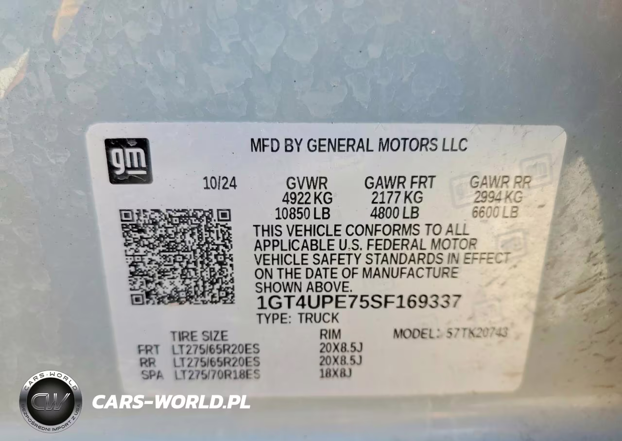 2025 GMC Sierra K2500 At4 VIN:1GT4UPE75SF169337 - 12