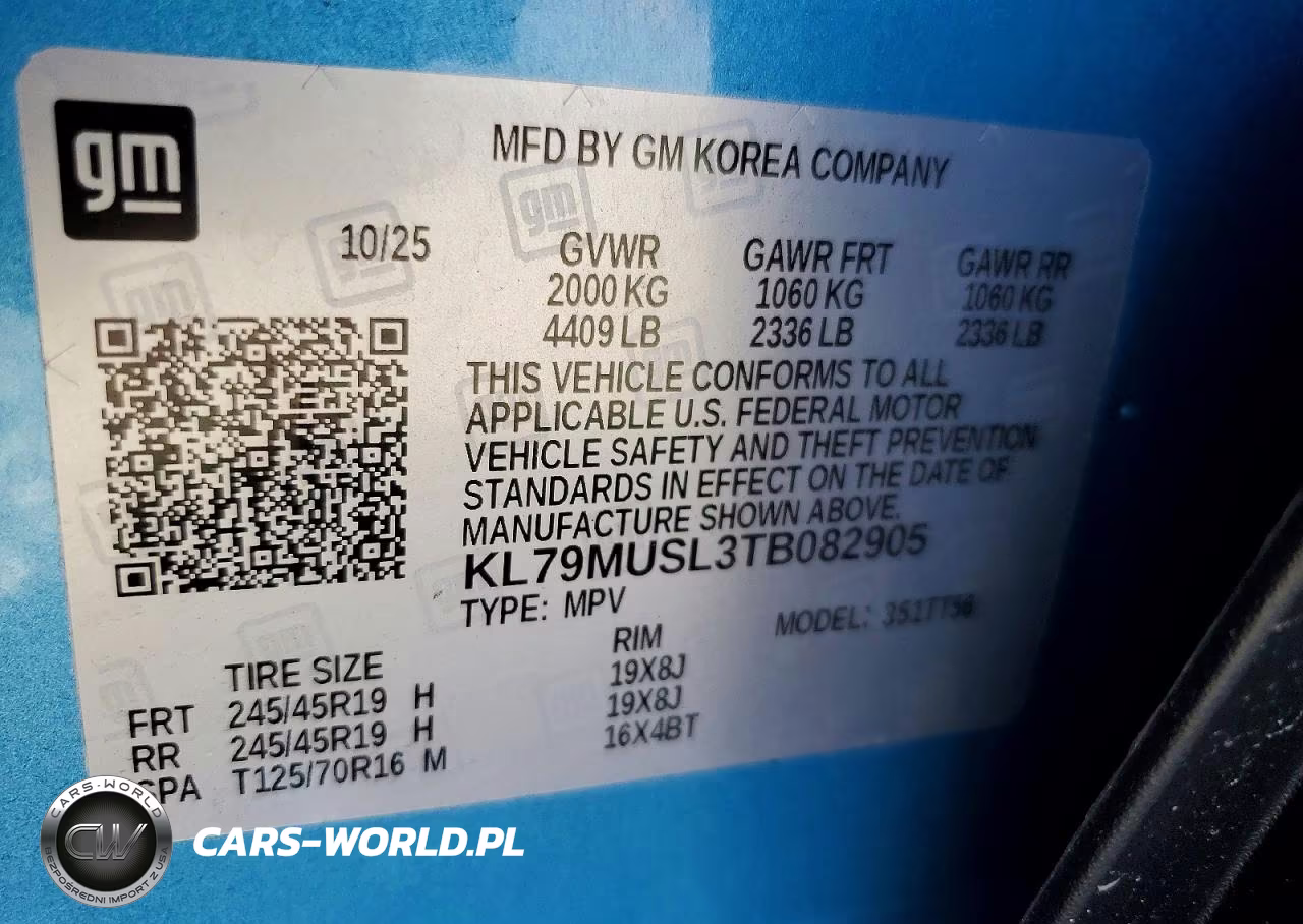 2026 Chevrolet Trailblazer Rs VIN:KL79MUSL3TB082905 - 13