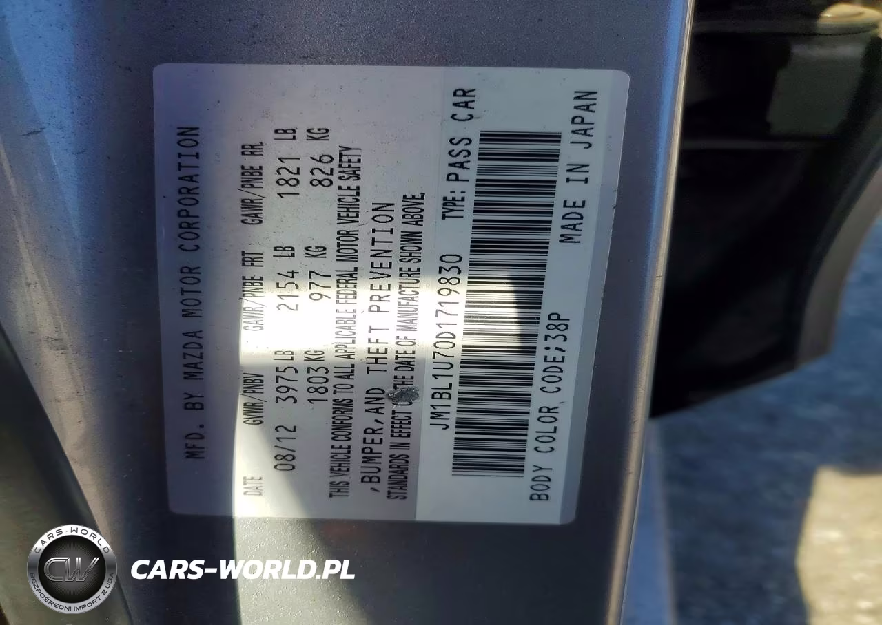2013 Mazda 3 I VIN:JM1BL1U70D1719830 - 12