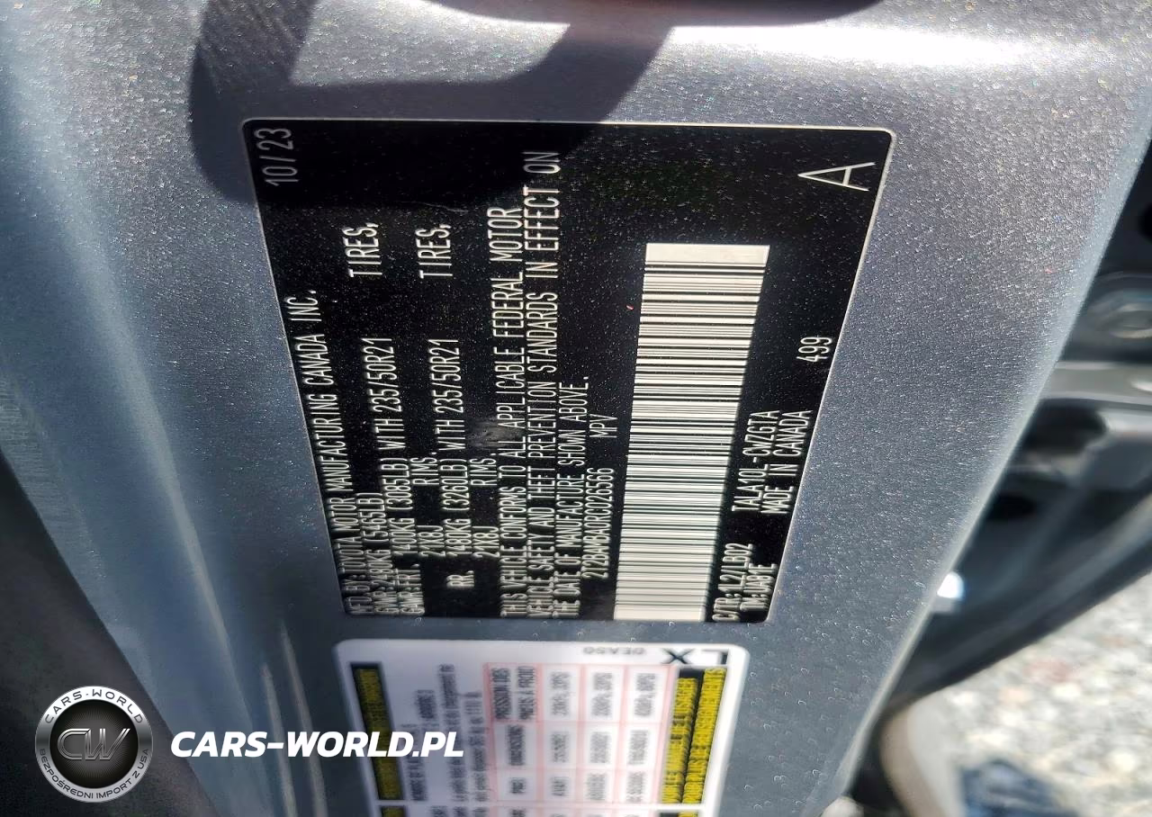 2024 Lexus Rx 350 Premium+ VIN:2T2BAMBA0RC026566 - 13