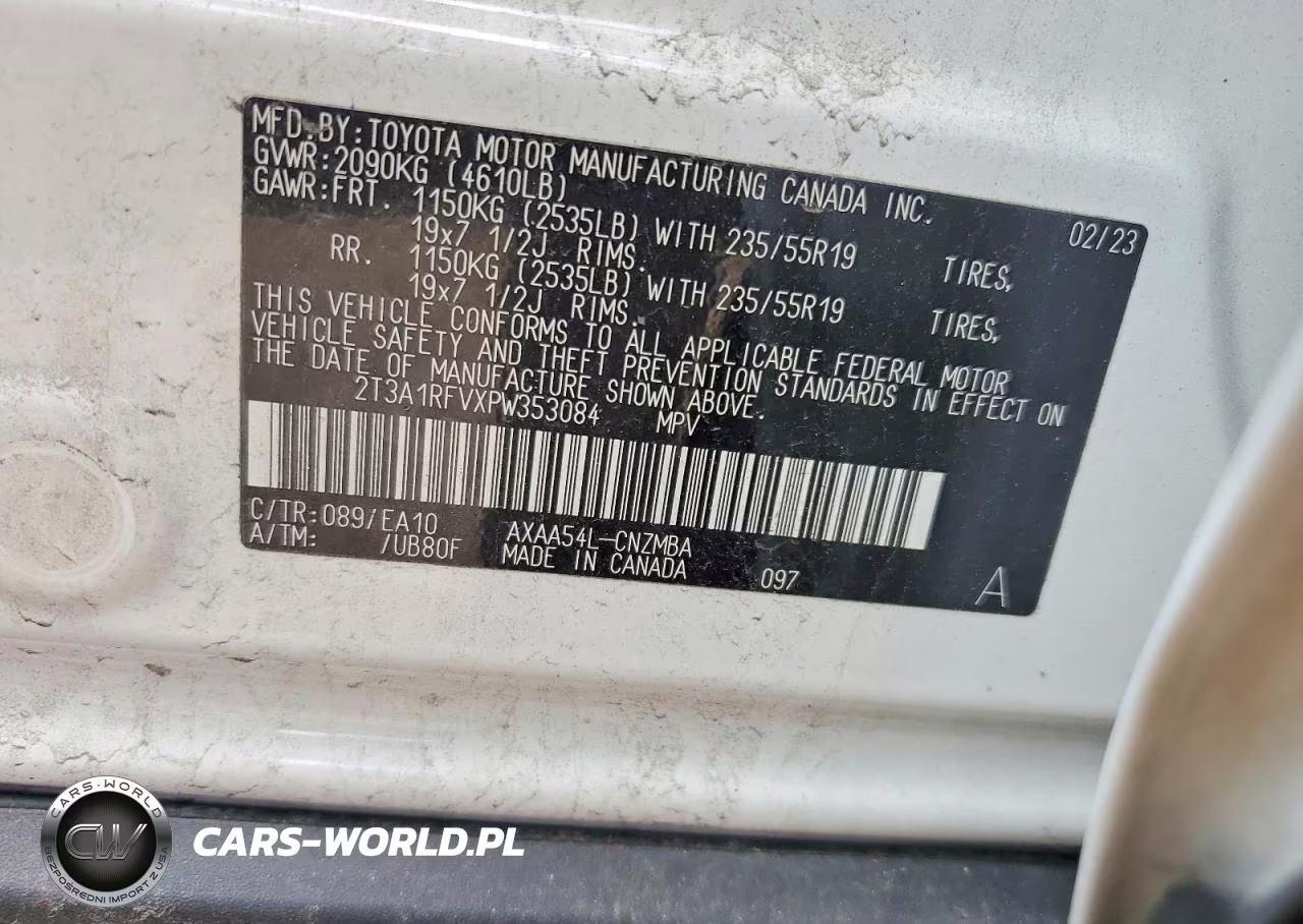 2023 Toyota Rav4 Xle Premium VIN:2T3A1RFVXPW353084 - 12