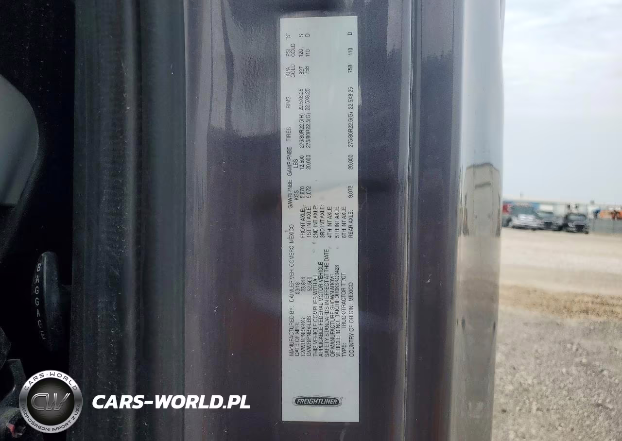 2019 Freightliner Cascadia 126 Semi Truck VIN:3AKJHHDR0KSKG0428 - 13