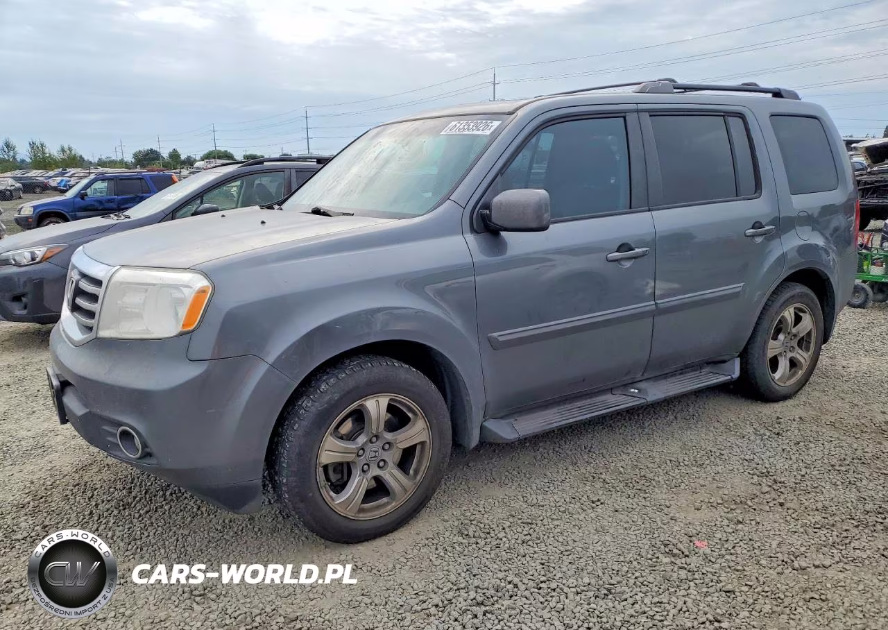 2012 Honda Pilot Exln VIN:5FNYF4H77CB013019 - 1