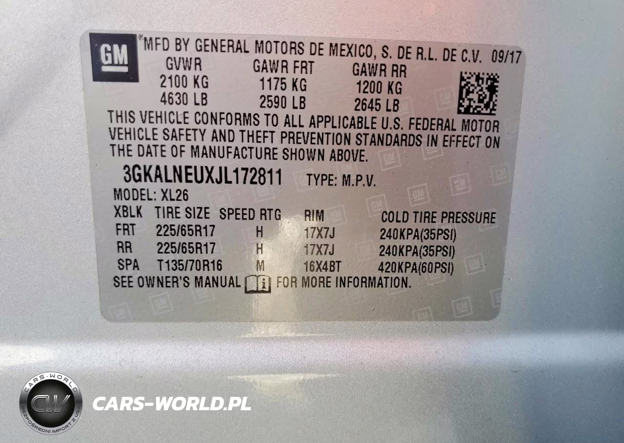 2018 GMC Terrain Sle VIN:3GKALNEUXJL172811 - 14
