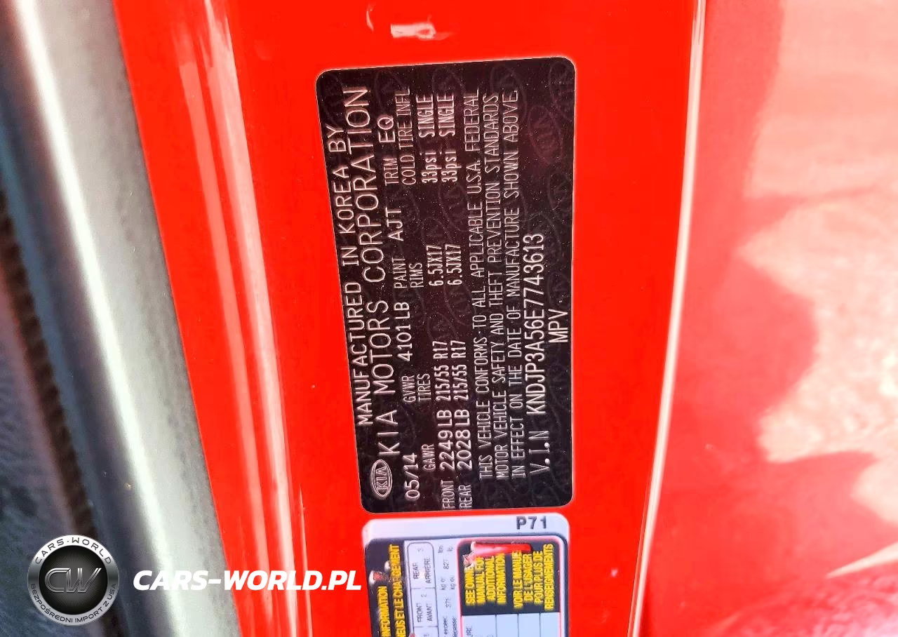 2014 Kia Soul + VIN:KNDJP3A56E7743613 - 12