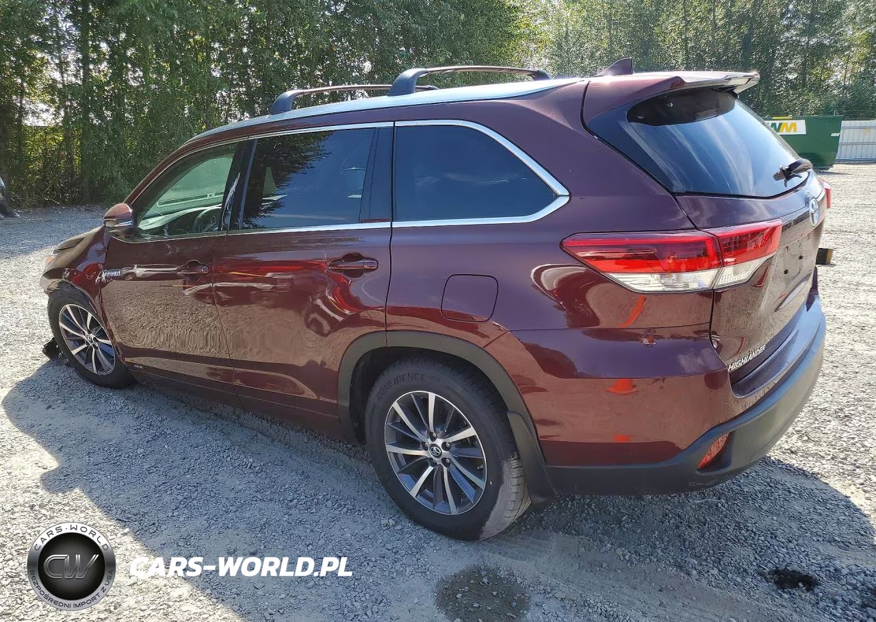 2018 Toyota Highlander Hybrid Xle VIN:5TDJGRFH4JS039786 - 2