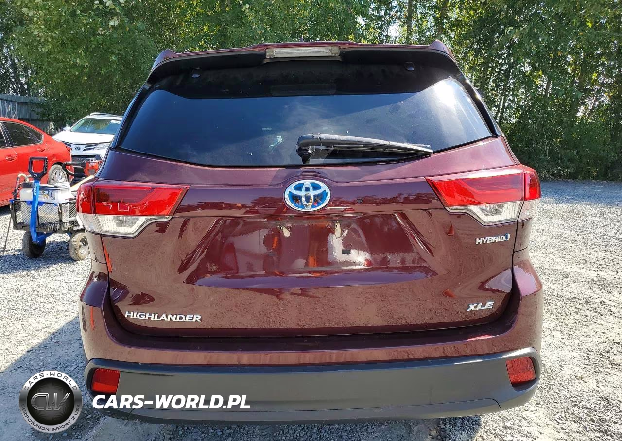 2018 Toyota Highlander Hybrid Xle VIN:5TDJGRFH4JS039786 - 6