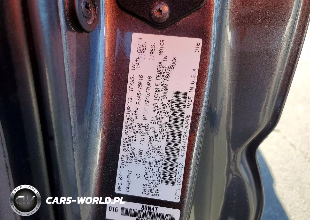 2014 Toyota Tacoma Prerunner Access Cab VIN:5TFTX4GNXEX035161 - 12