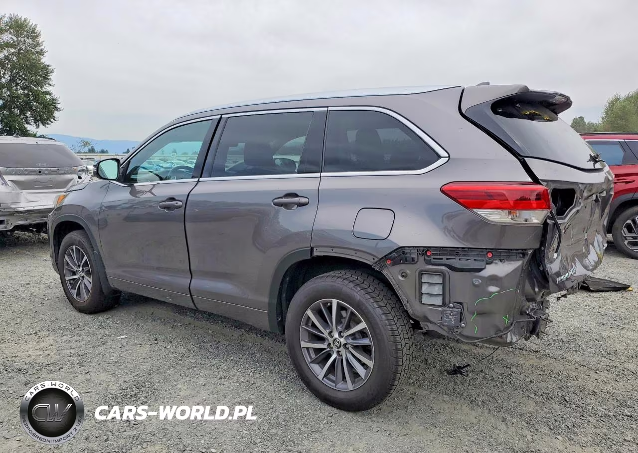 2018 Toyota Highlander Xle VIN:5TDJZRFH8JS552971 - 2