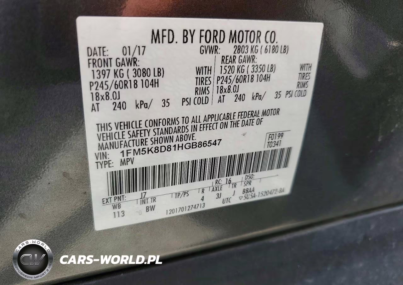 2017 Ford Explorer Xlt VIN:1FM5K8D81HGB86547 - 13