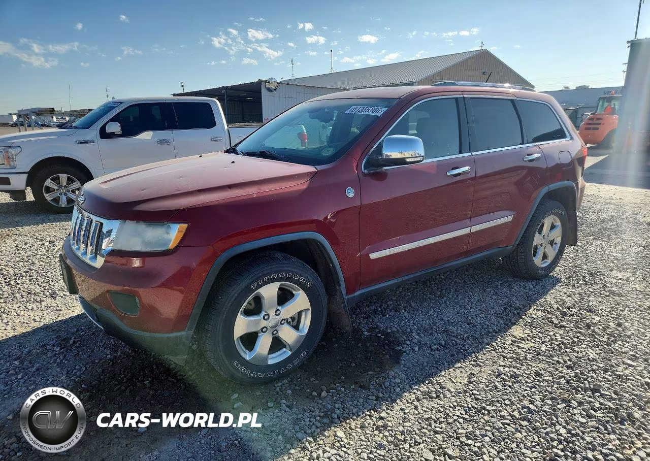 2013 Jeep Grand Cherokee Overland VIN:1C4RJFCT0DC587060 - 1