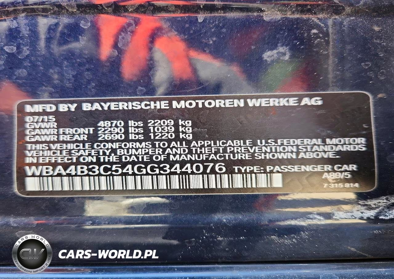 2016 BMW 435 Xi Gran Coupe VIN:WBA4B3C54GG344076 - 13