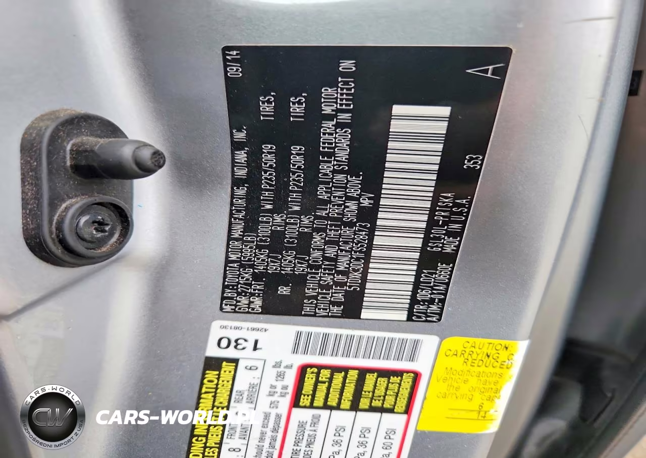 2015 Toyota Sienna Sport VIN:5TDXK3DC1FS528473 - 13