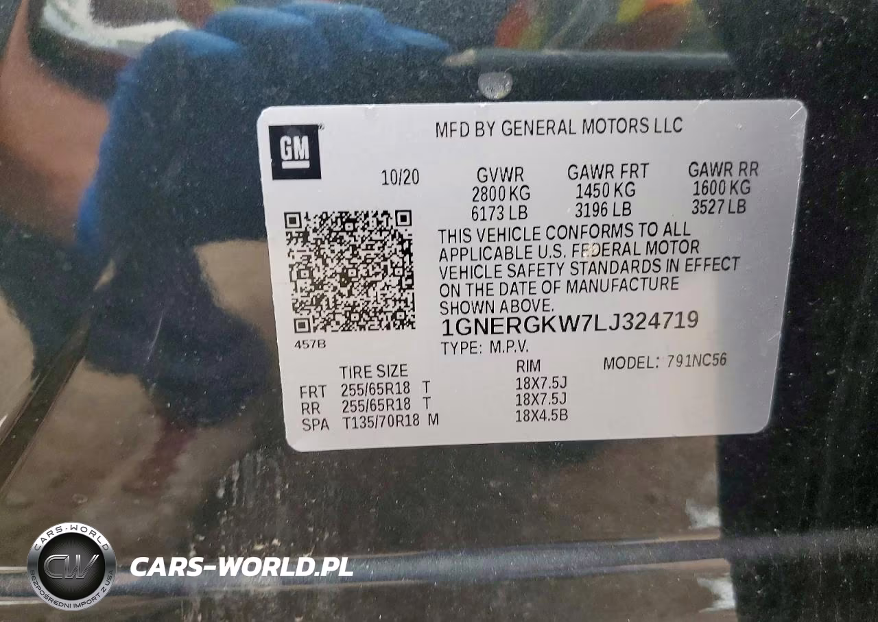 2020 Chevrolet Traverse Lt VIN:1GNERGKW7LJ324719 - 13