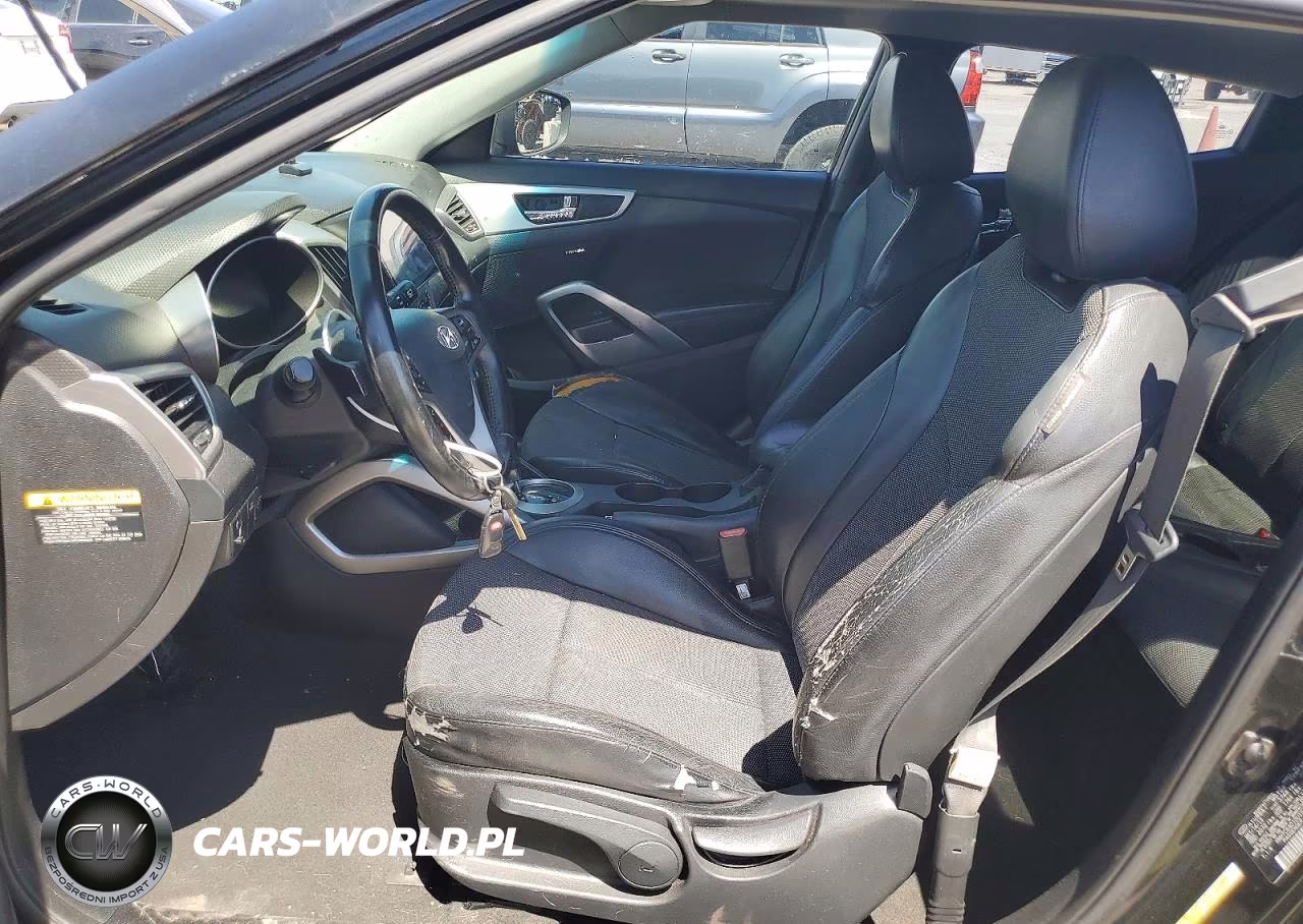 2013 Hyundai Veloster Base VIN:KMHTC6AD1DU157247 - 7