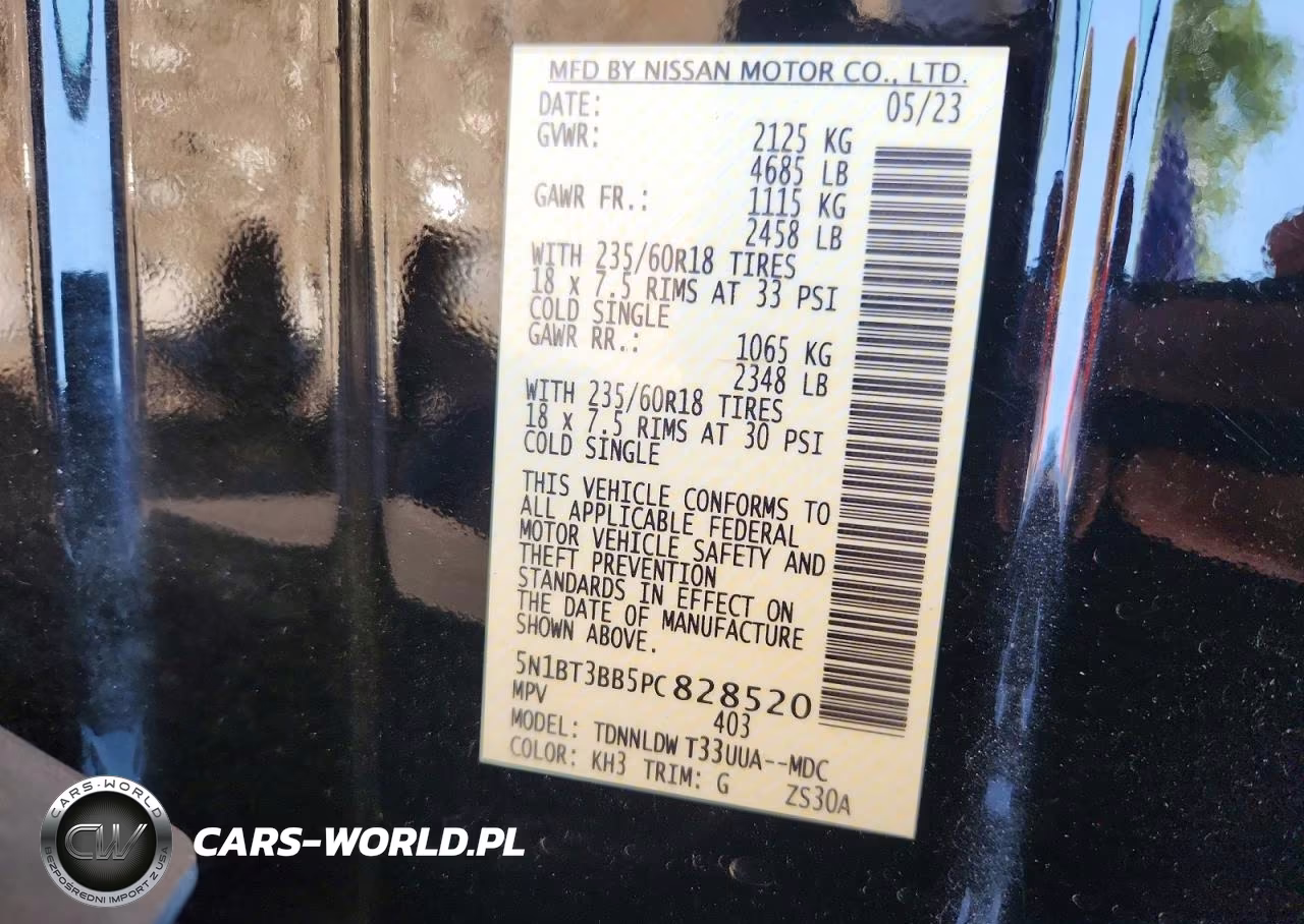 2023 Nissan Rogue Sv VIN:5N1BT3BB5PC828520 - 13