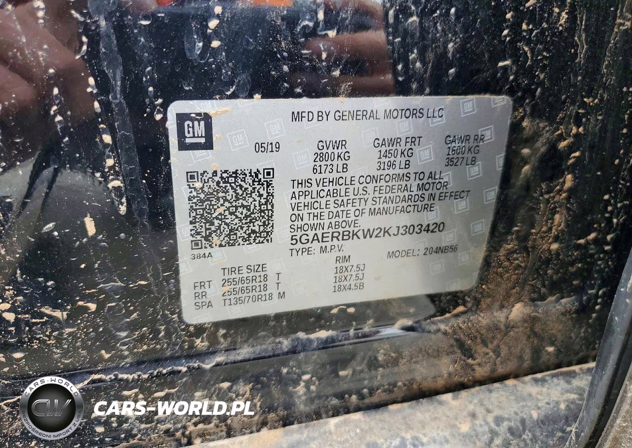 2019 Buick Enclave Essence VIN:5GAERBKW2KJ303420 - 13