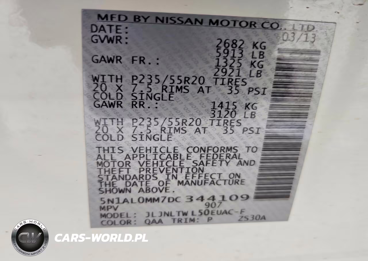 2013 Infiniti Jx35 Base VIN:5N1AL0MM7DC344109 - 14