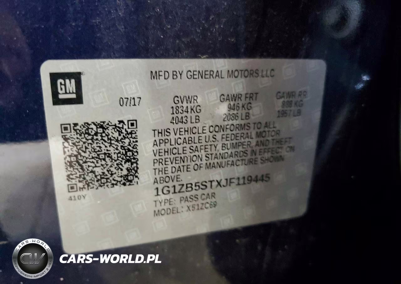 2018 Chevrolet Malibu Ls VIN:1G1ZB5STXJF119445 - 12