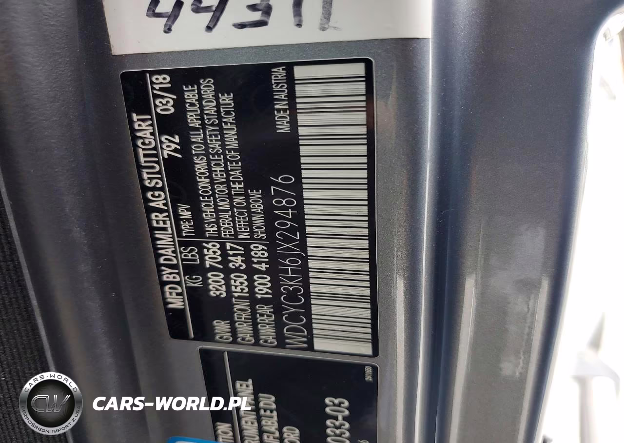 2018 Mercedes-Benz G 550 VIN:WDCYC3KH6JX294876 - 14