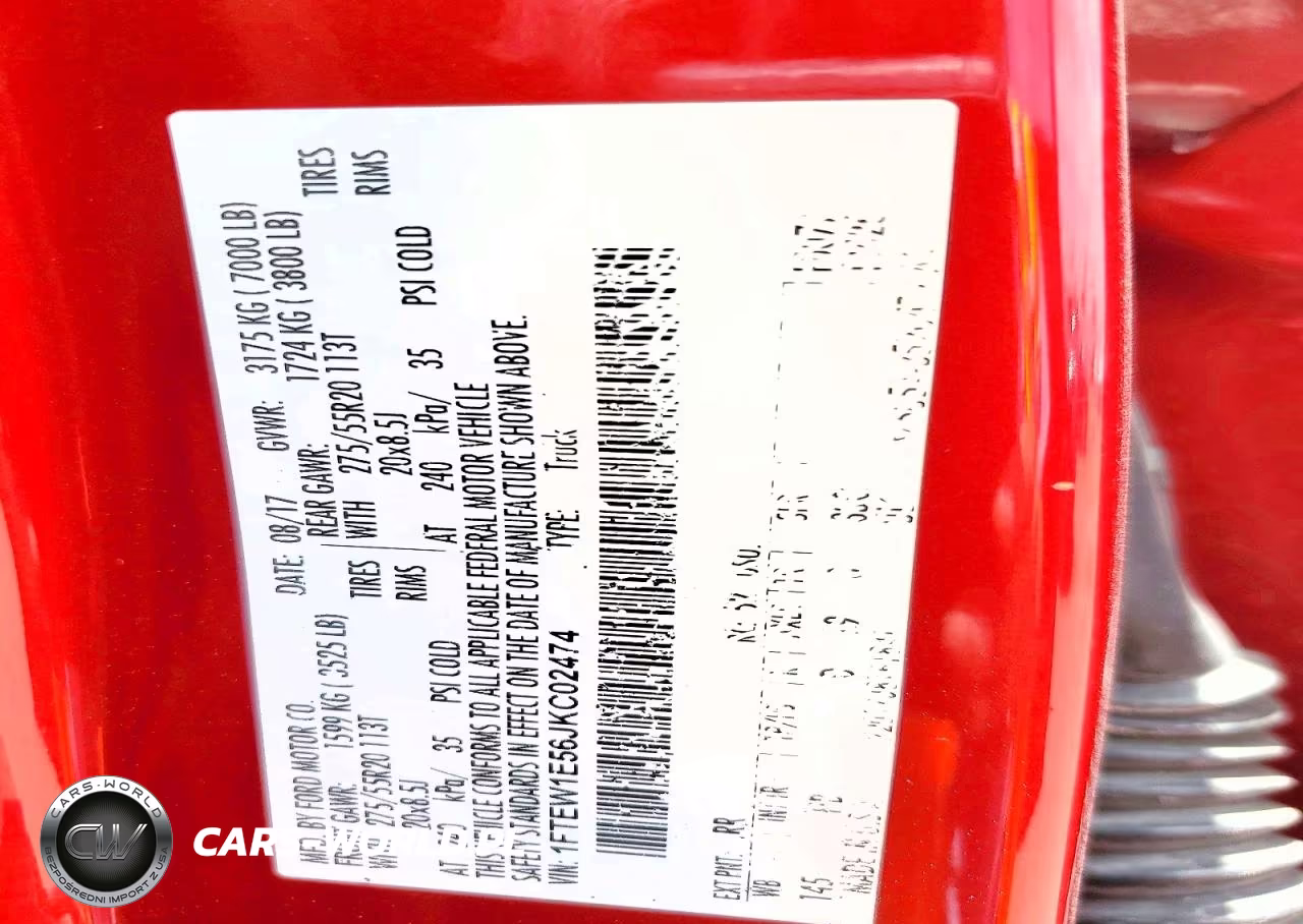 2018 Ford F150 Supercrew VIN:1FTEW1E56JKC02474 - 12