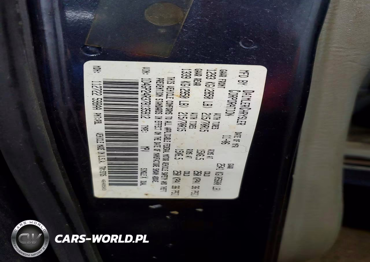 2007 Dodge Grand Caravan Se VIN:1D4GP24R37B135912 - 13