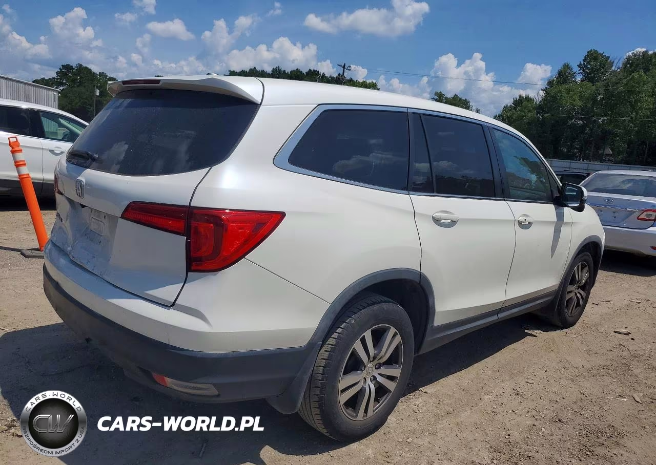 2017 Honda Pilot Exl VIN:5FNYF5H53HB007410 - 3