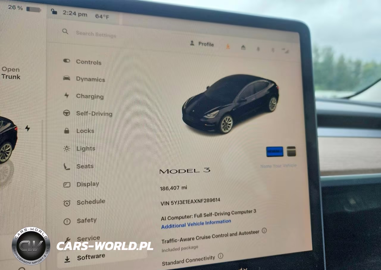 2022 Tesla Model 3 VIN:5YJ3E1EAXNF289614 - 9