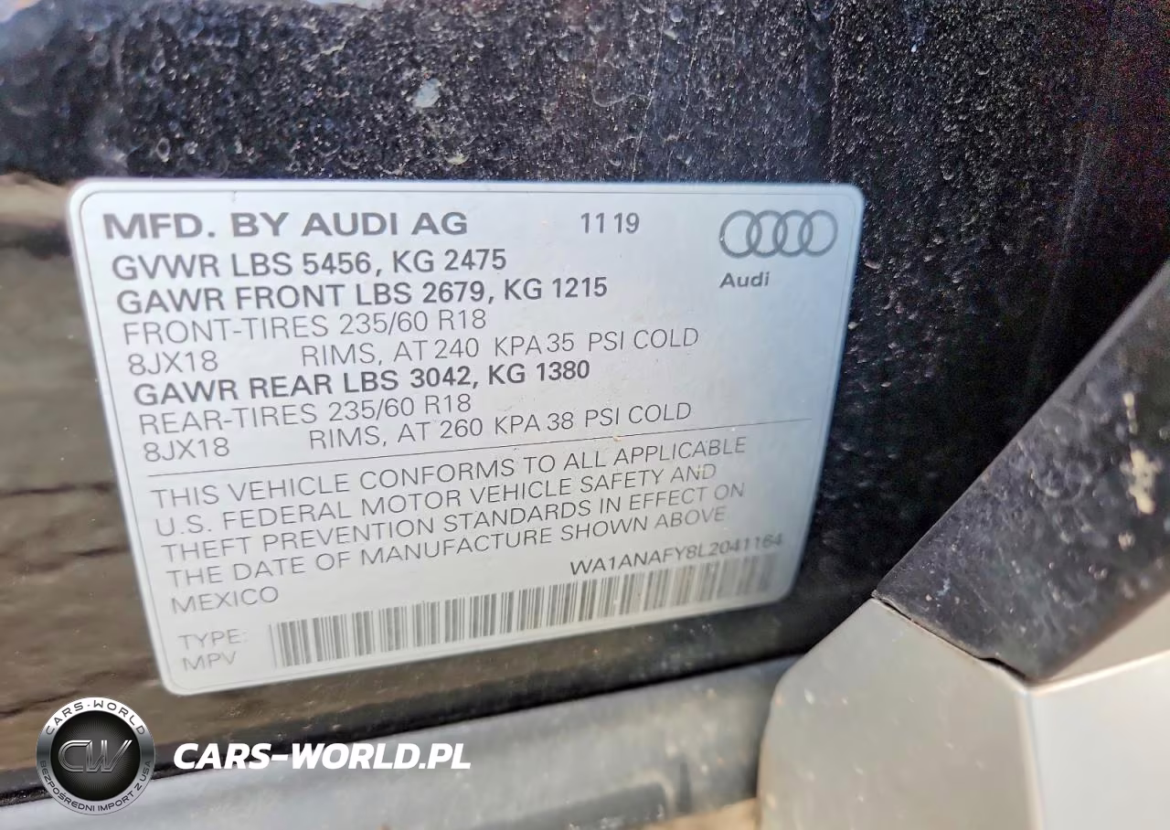 2020 Audi Q5 Premium VIN:WA1ANAFY8L2041164 - 13