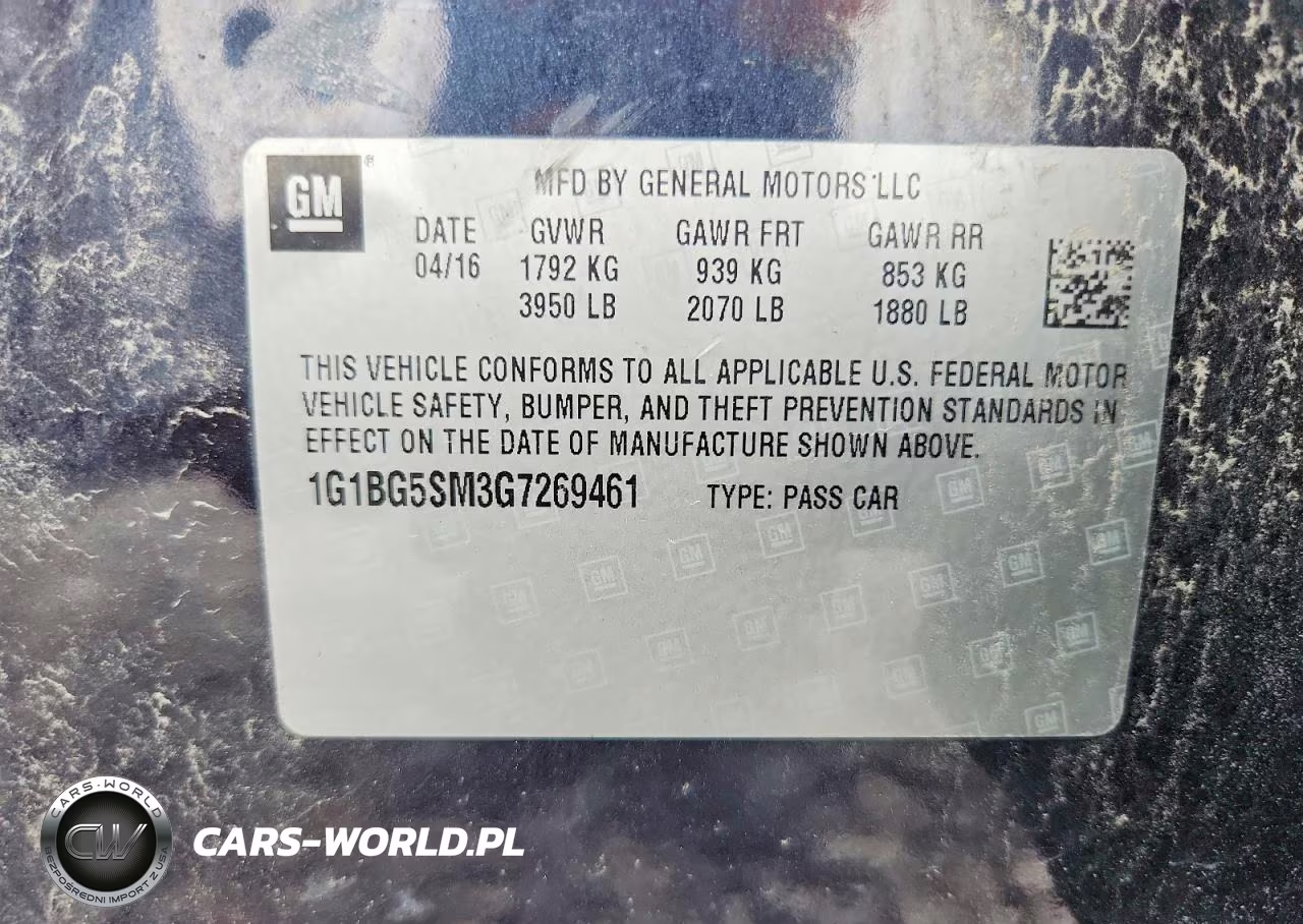 2016 Chevrolet Cruze Premier VIN:1G1BG5SM3G7269461 - 12