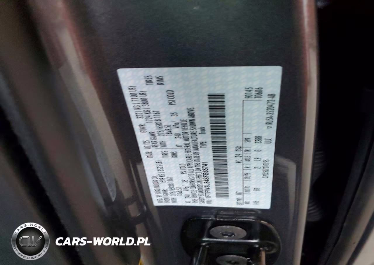 2025 Ford F150 Xlt VIN:1FTFW3L84SFB65741 - 12