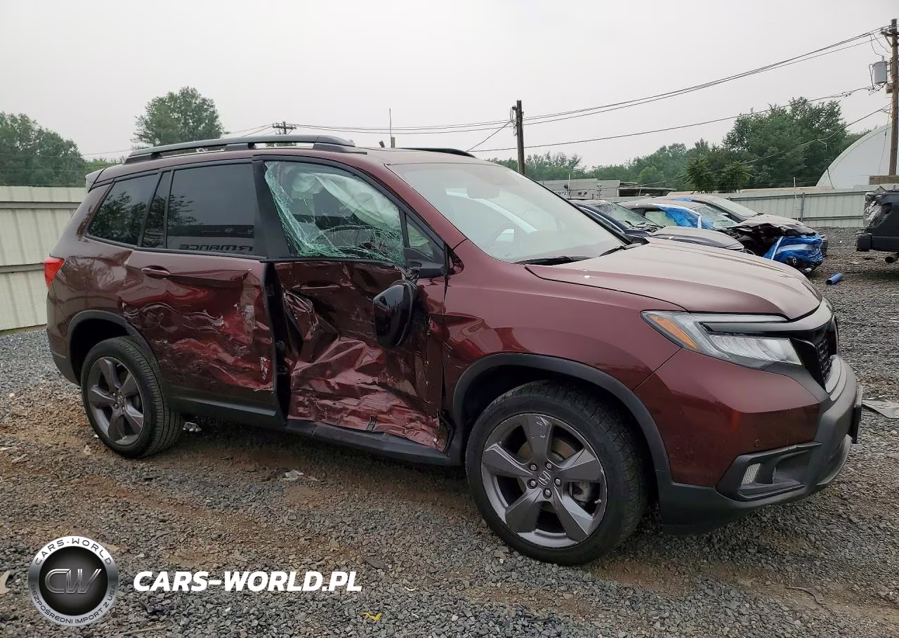 2021 Honda Passport Touring VIN:5FNYF8H99MB013405 - 4