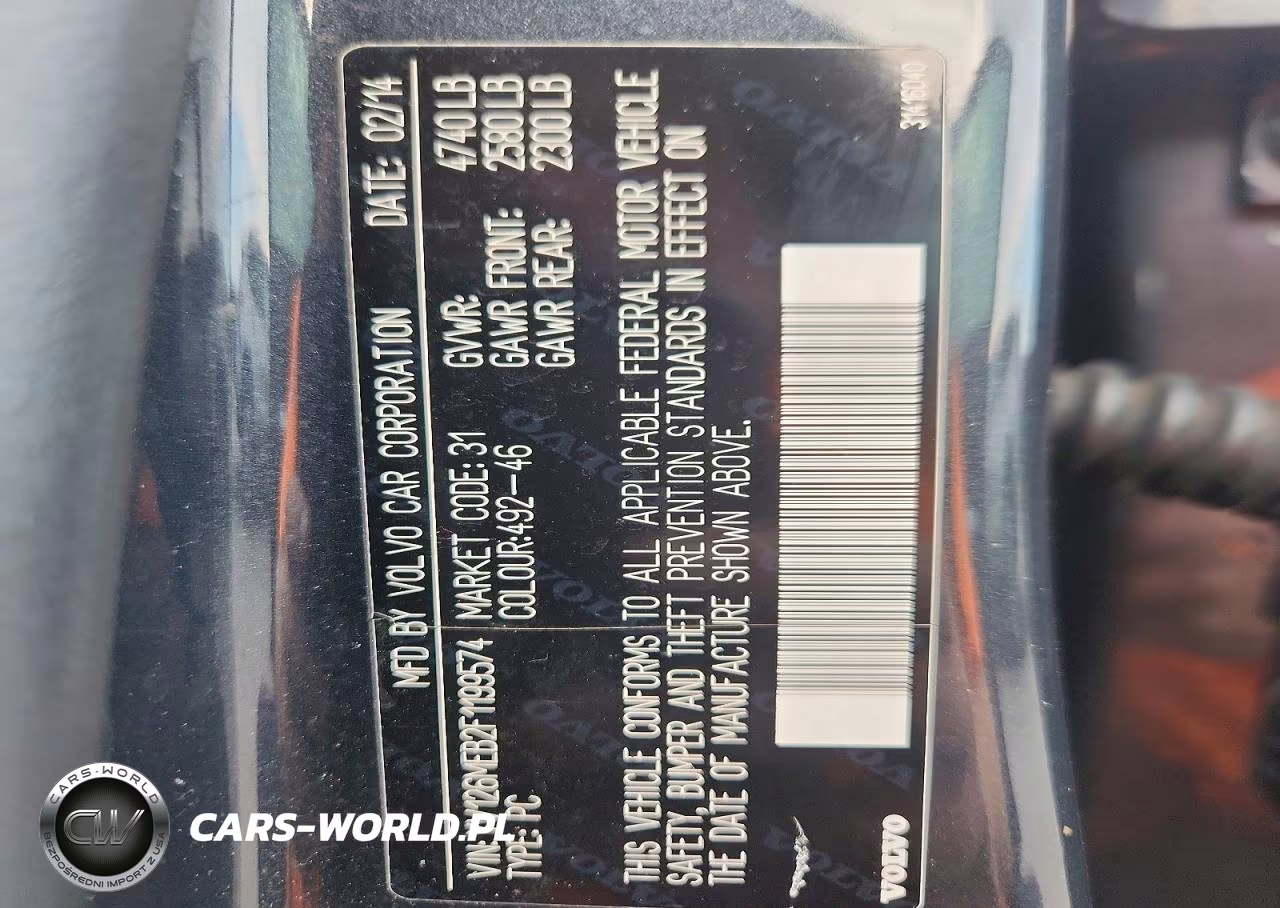 2015 Volvo V60 Premier VIN:YV126MEB2F1199574 - 13