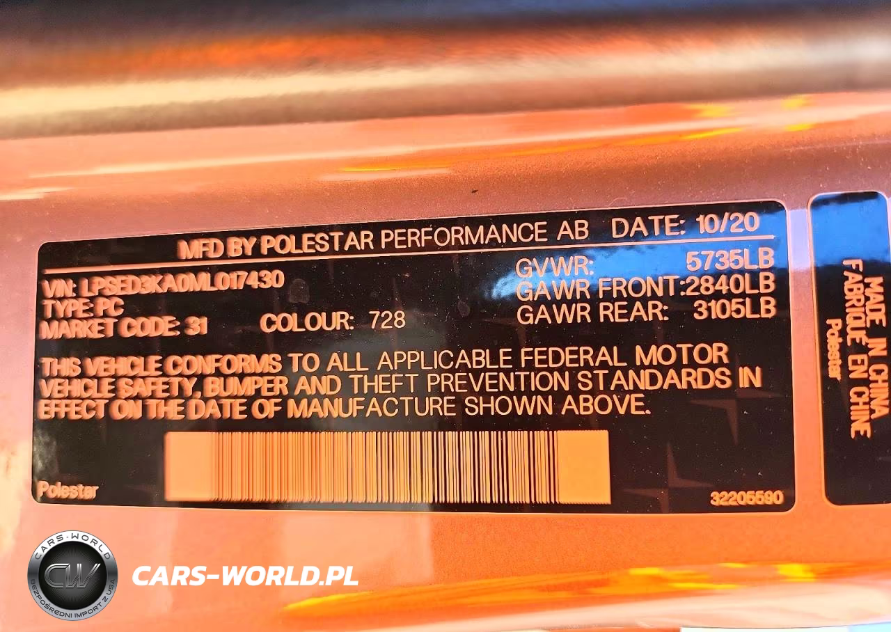 2021 Polestar 2 VIN:LPSED3KA0ML017430 - 12