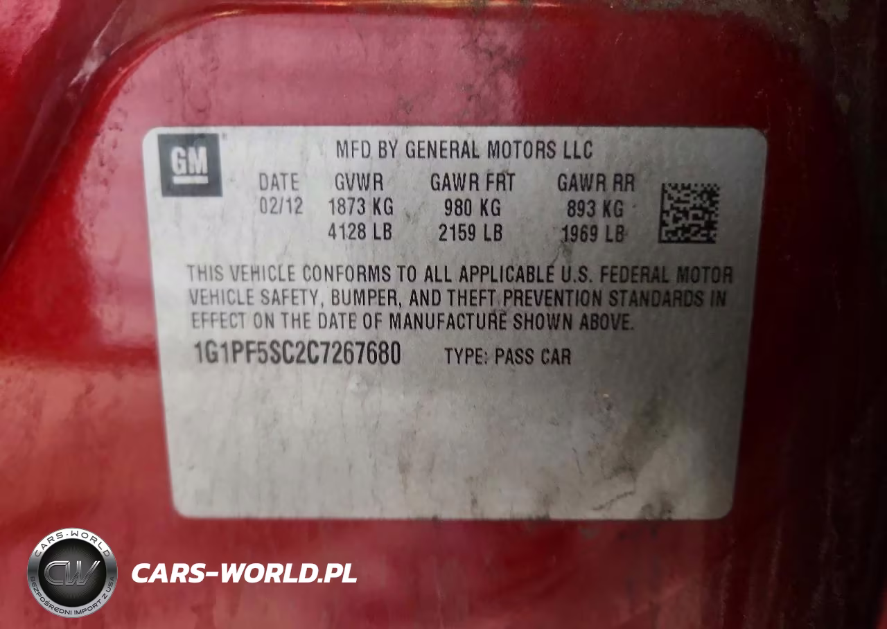 2012 Chevrolet Cruze Lt VIN:1G1PF5SC2C7267680 - 12