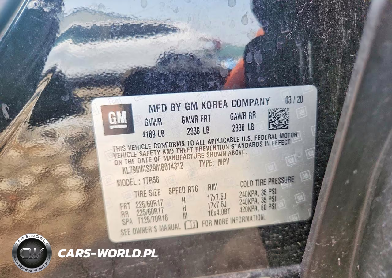 2021 Chevrolet Trailblazer Ls VIN:KL79MMS29MB014312 - 13