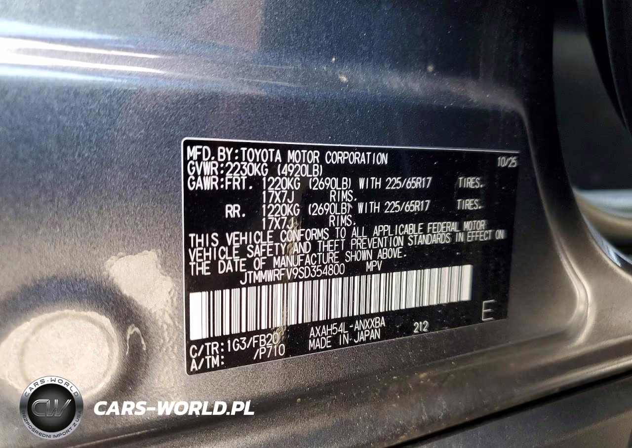 2025 Toyota Rav4 Le VIN:JTMMWRFV9SD354800 - 13