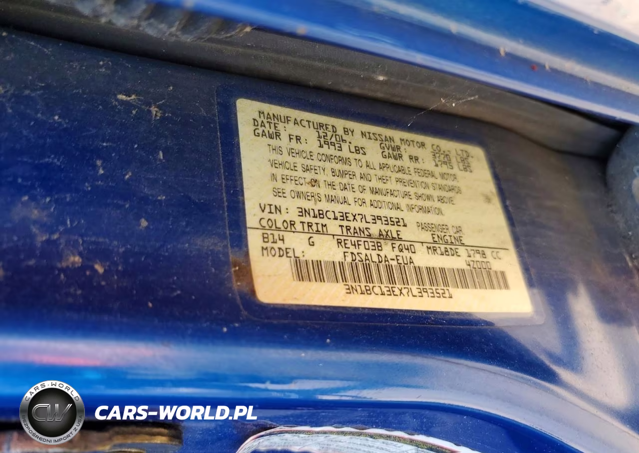 2007 Nissan Versa S-Sl VIN:3N1BC13EX7L393521 - 13