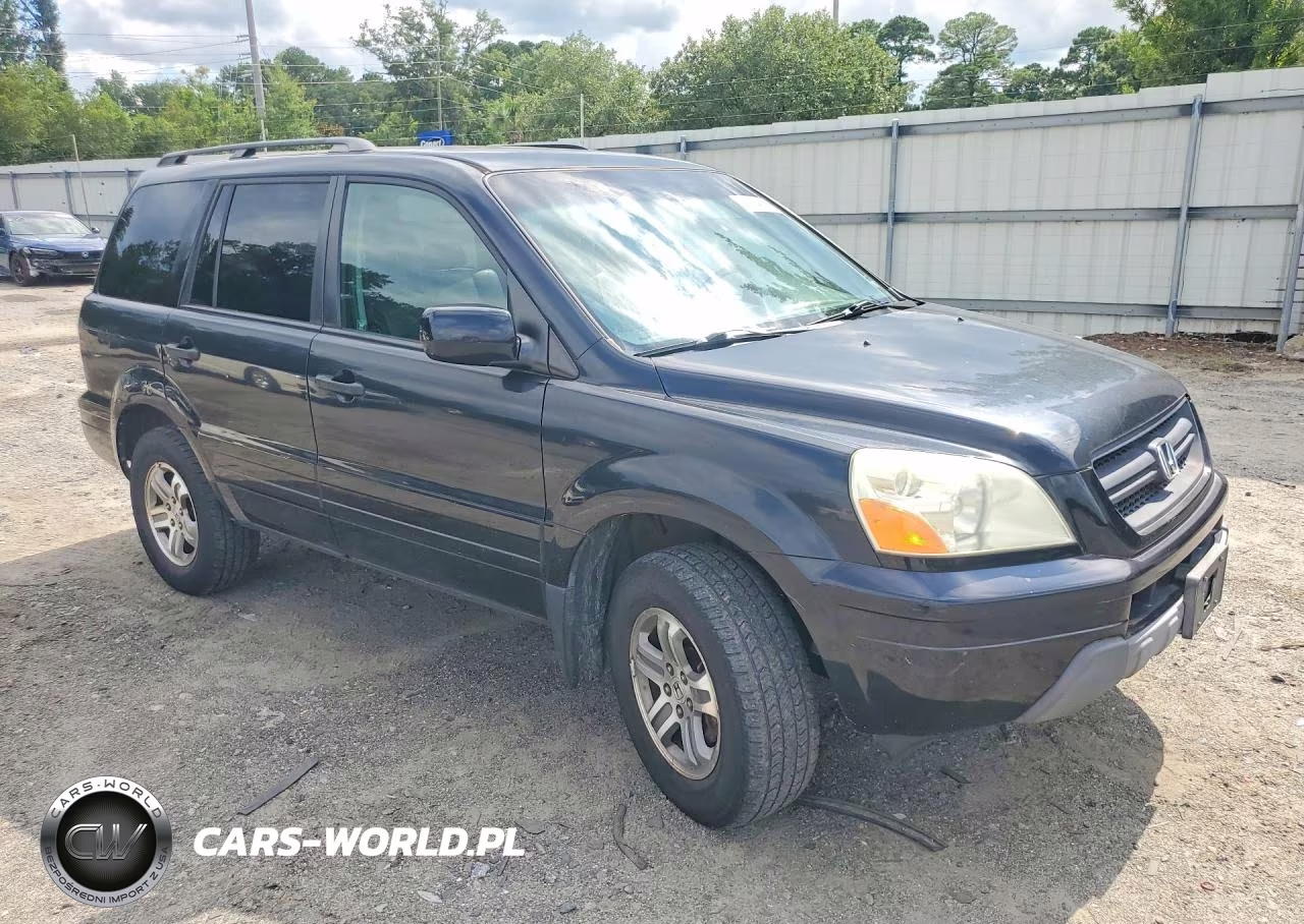 2004 Honda Pilot Exl VIN:2HKYF18564H543384 - 4