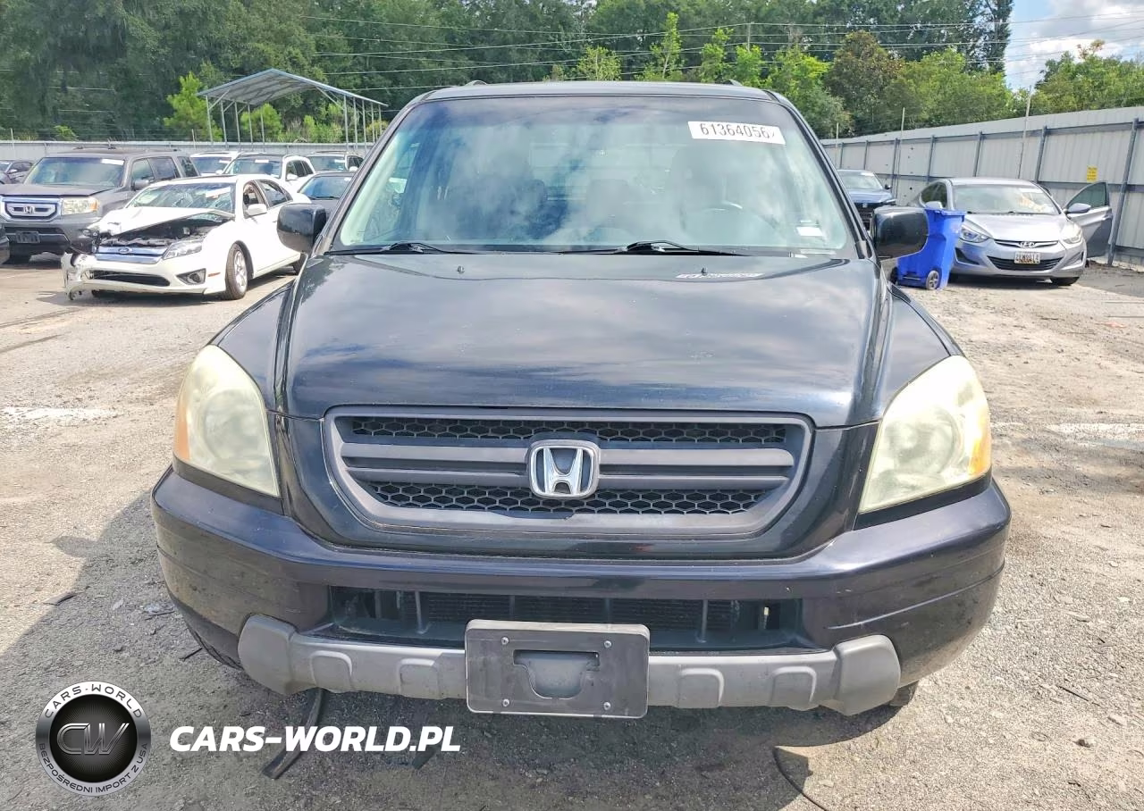 2004 Honda Pilot Exl VIN:2HKYF18564H543384 - 5