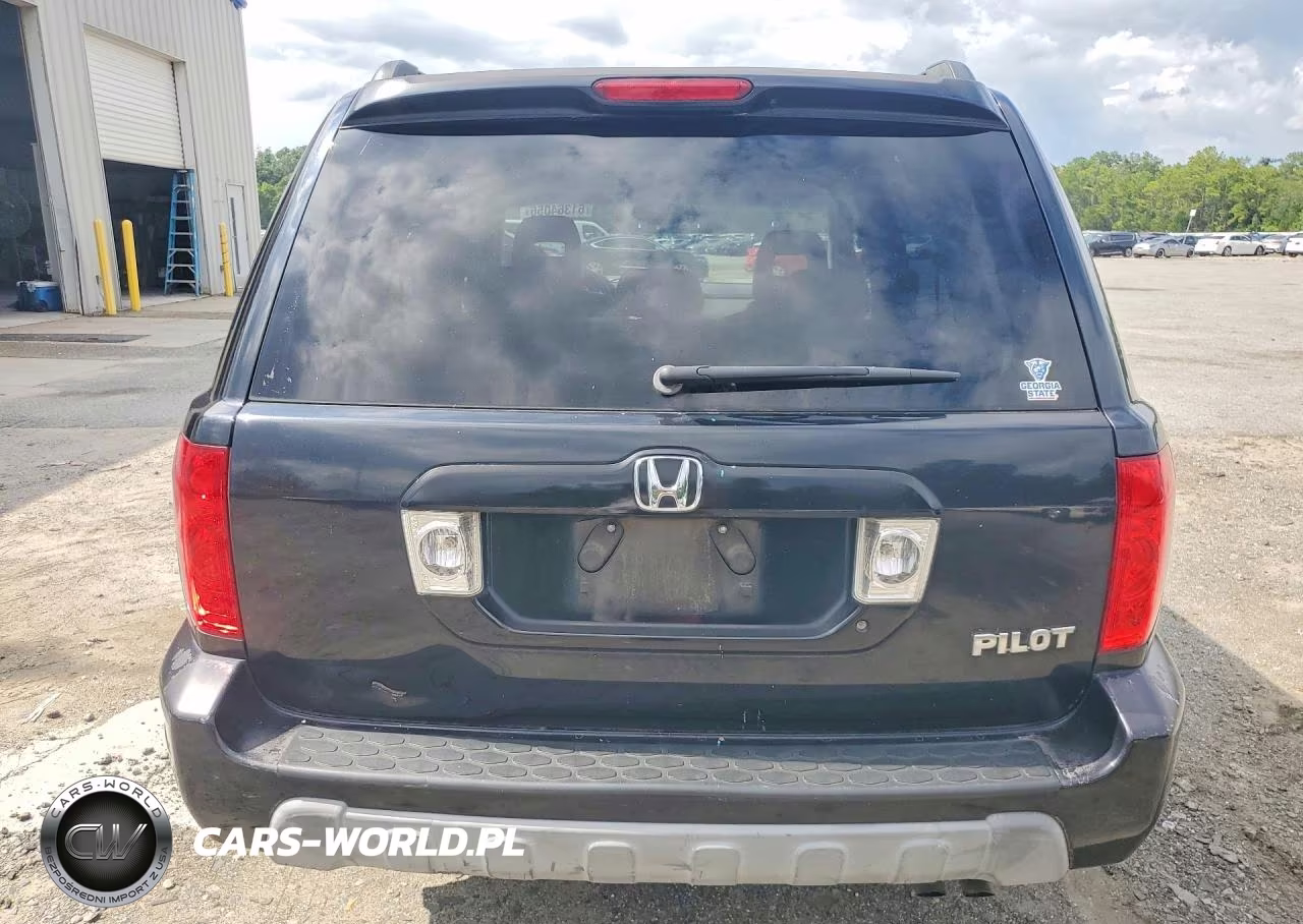 2004 Honda Pilot Exl VIN:2HKYF18564H543384 - 6