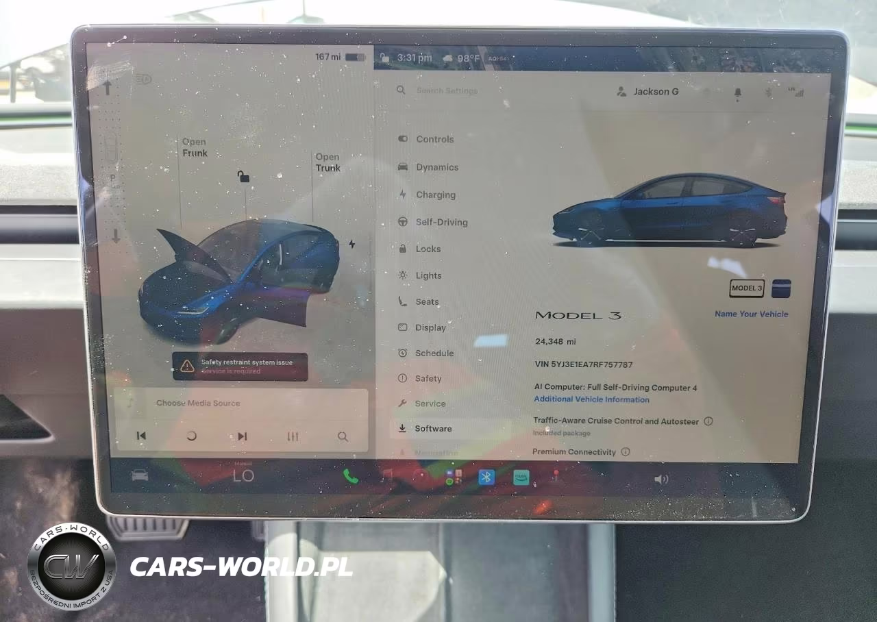 2024 Tesla Model 3 VIN:5YJ3E1EA7RF757787 - 9