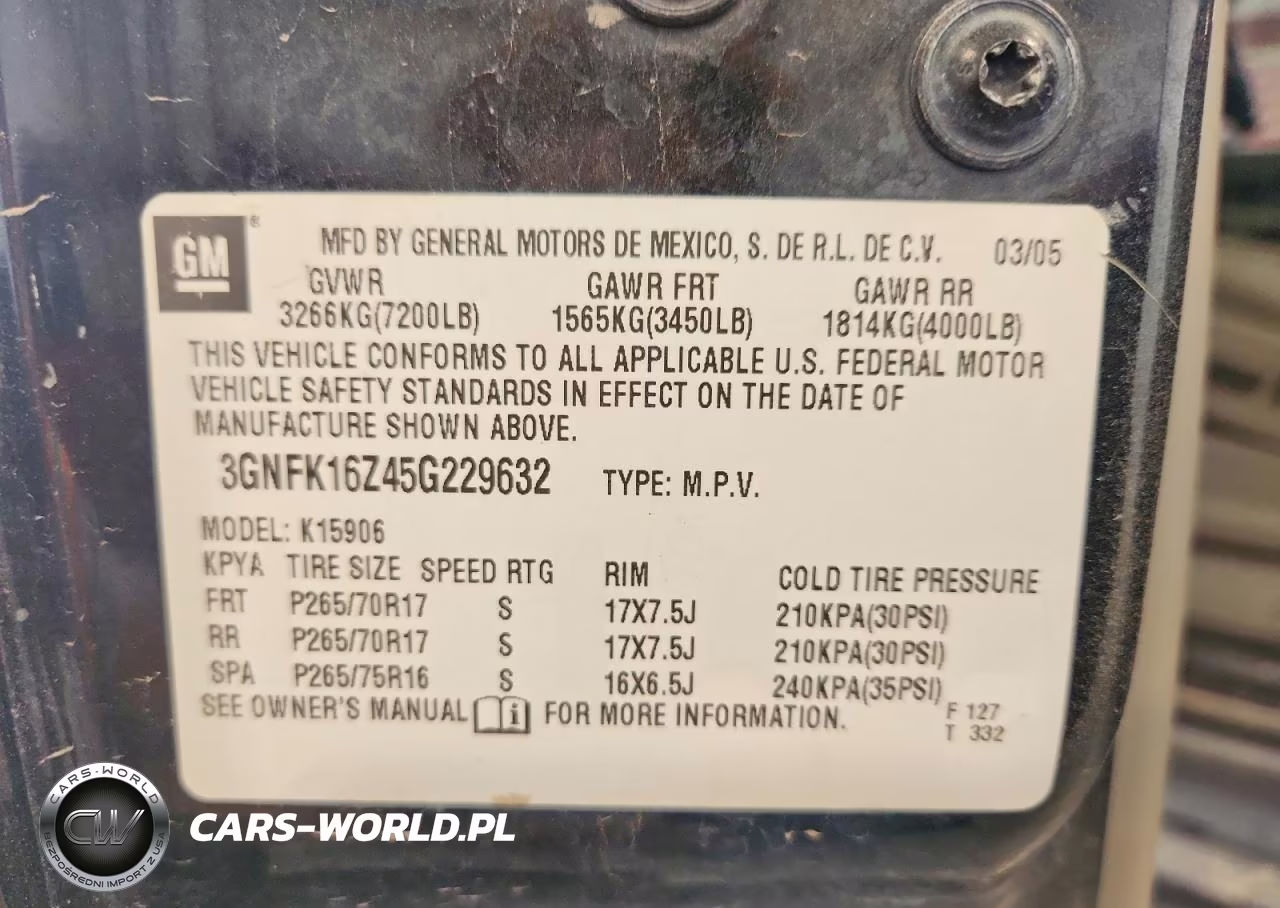 2005 Chevrolet Suburban K1500 VIN:3GNFK16Z45G229632 - 12