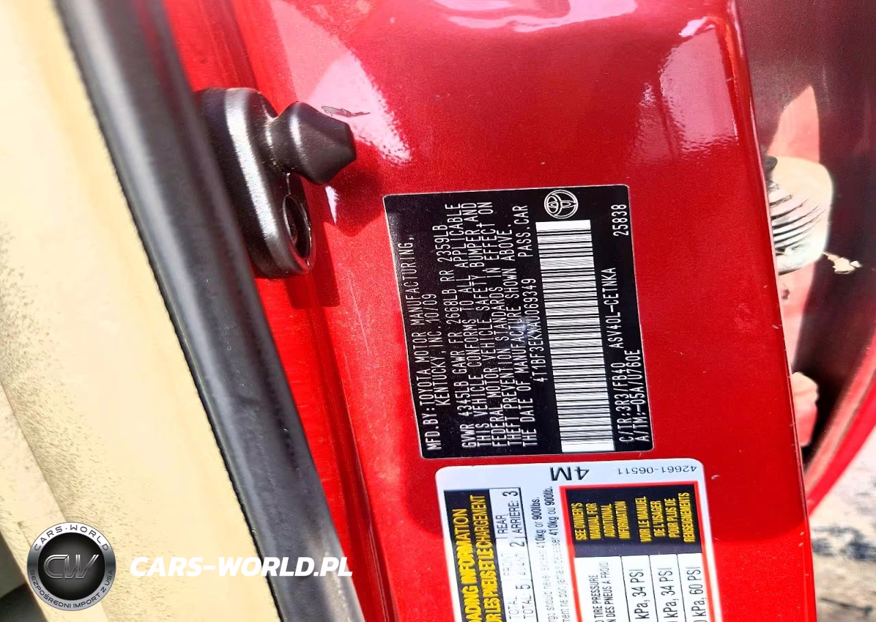 2010 Toyota Camry Le VIN:4T1BF3EKXAU069349 - 12