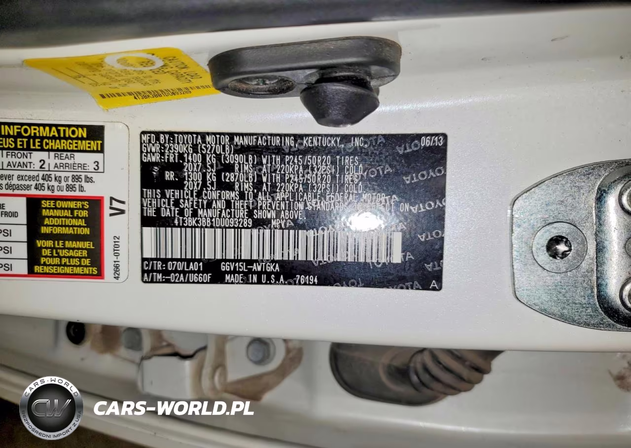 2013 Toyota Venza Xle VIN:4T3BK3BB1DU093289 - 13